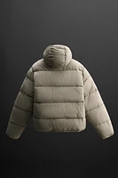 HOODED QUILTED JACKET