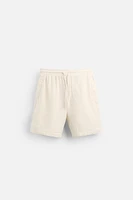 WRINKLE LOOK SHORTS