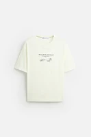 TEXT PRINT T-SHIRT