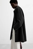 LEATHER COLLAR TRENCH LIMITED EDITION