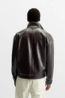 FAUX LEATHER JACKET