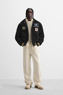 COMBINATION PATCHES CORDUROY JACKET