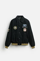 COMBINATION PATCHES CORDUROY JACKET