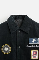 COMBINATION PATCHES CORDUROY JACKET