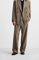 WOOL BLEND SUIT PANTS