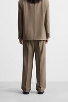 WOOL BLEND SUIT PANTS