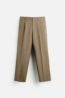 WOOL BLEND SUIT PANTS