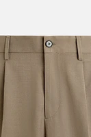 WOOL BLEND SUIT PANTS