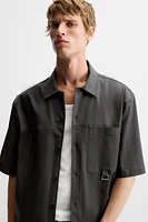 BOXY FIT POCKET OVERSHIRT