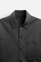 BOXY FIT POCKET OVERSHIRT