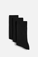 3 PACK OF MERCERIZED SOCKS