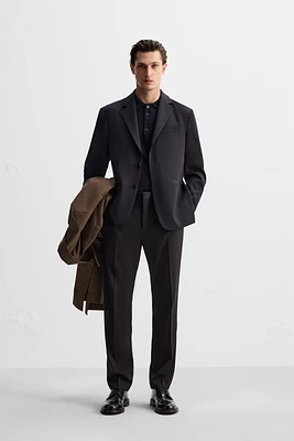 100% WOOL SUIT PANTS