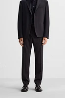 100% WOOL SUIT PANTS