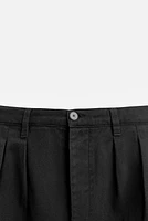 PLEATED SHORTS