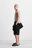 PLEATED SHORTS