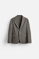 TEXTURED SUIT JACKET