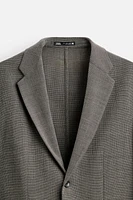 TEXTURED SUIT JACKET