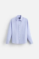 STRIPED POPLIN SHIRT