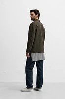 WOOL POCKET OVERSHIRT