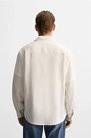 STRUCTURED BOUCLÉ SHIRT