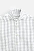 SLIM FIT CHECKERED SHIRT