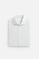 SLIM FIT CHECKERED SHIRT