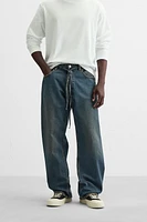 BAGGY BELTED JEANS