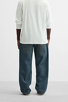 BAGGY BELTED JEANS