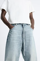 BAGGY BELTED JEANS