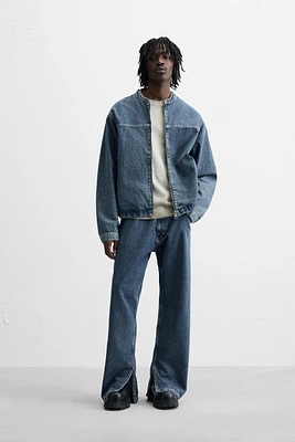 BAGGY FIT JEANS WITH SLITS