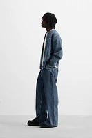 BAGGY FIT JEANS WITH SLITS