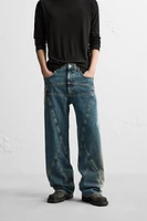 STRAIGHT FIT SEAM JEANS