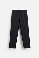 SLIM FIT WOOL BLEND PANTS