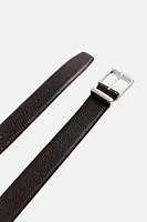 EMBOSSED LEATHER BELT