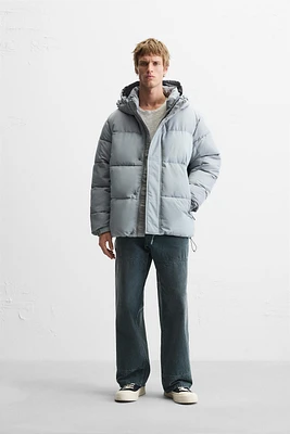 HOODED QUILTED JACKET