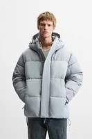 HOODED QUILTED JACKET