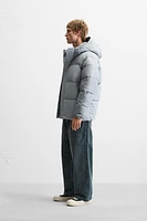 HOODED QUILTED JACKET