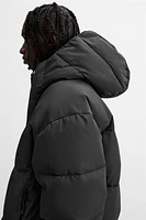 HOODED QUILTED JACKET