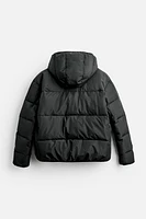 HOODED QUILTED JACKET