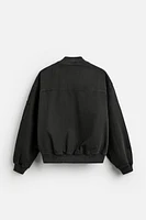 COTTON BOMBER JACKET