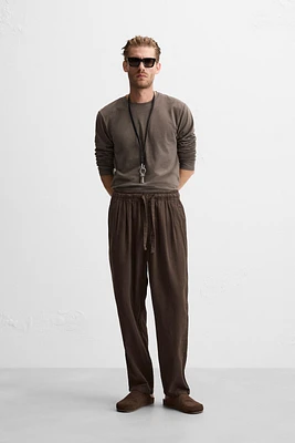 COTTON - LINEN PANTS