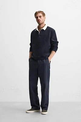 COTTON - LINEN PANTS