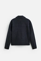 BOUCLÉ TEXTURED JACKET