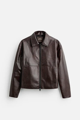 LIMITED EDITION FAUX LEATHER JACKET