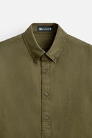 TEXTURED WEAVE TWILL SHIRT