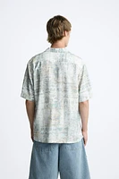 ABSTRACT PRINT SHIRT