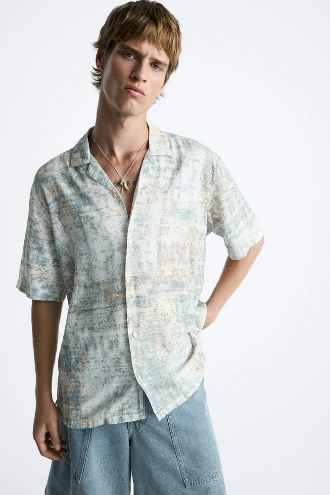 ABSTRACT PRINT SHIRT