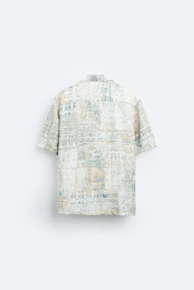 ABSTRACT PRINT SHIRT