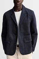 WASHED COTTON JACKET