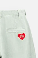 DENIM BALLOON FIT PANTS X HARRY LAMBERT